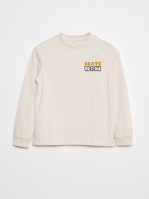 Loose-fit T-shirt met skateprint - Kiabi