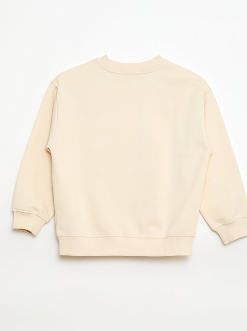Loose sweater met "brother"-motief - Kiabi
