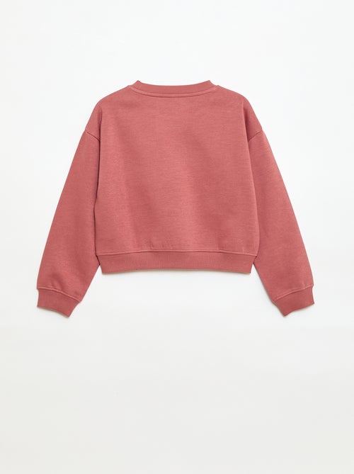 Loose sweater met "sister"-motief - Kiabi