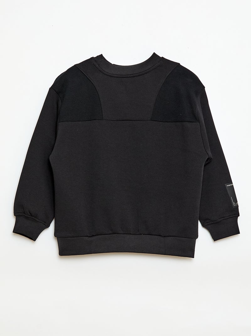 Losse sweater van fleece Biege - Kiabi