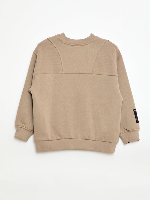 Losse sweater van fleece - Kiabi