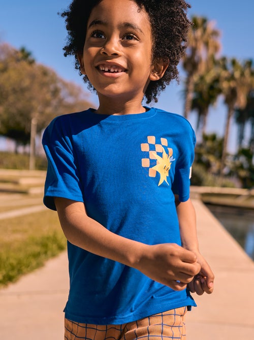 Losvallend T-shirt met applicatie - Grafik Edition - Kiabi