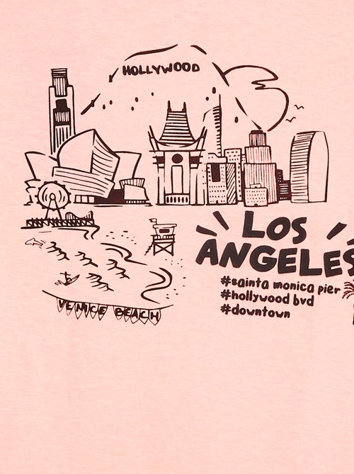 Losvallend T-shirt met borstzakje - Kiabi