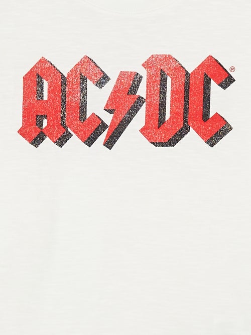 Losvallend T-shirt met korte mouwen 'AC/DC' - Kiabi