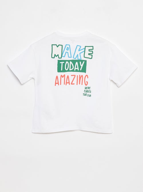 Losvallend T-shirt met korte mouwen - Kiabi