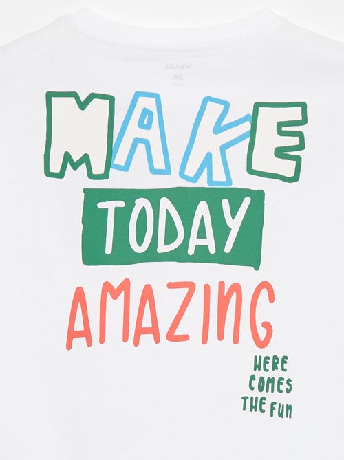 Losvallend T-shirt met korte mouwen - Kiabi