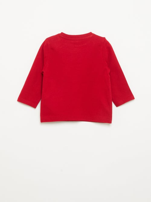 Losvallend T-shirt met lange mouwen 'Disney' 'Stitch' - Kiabi
