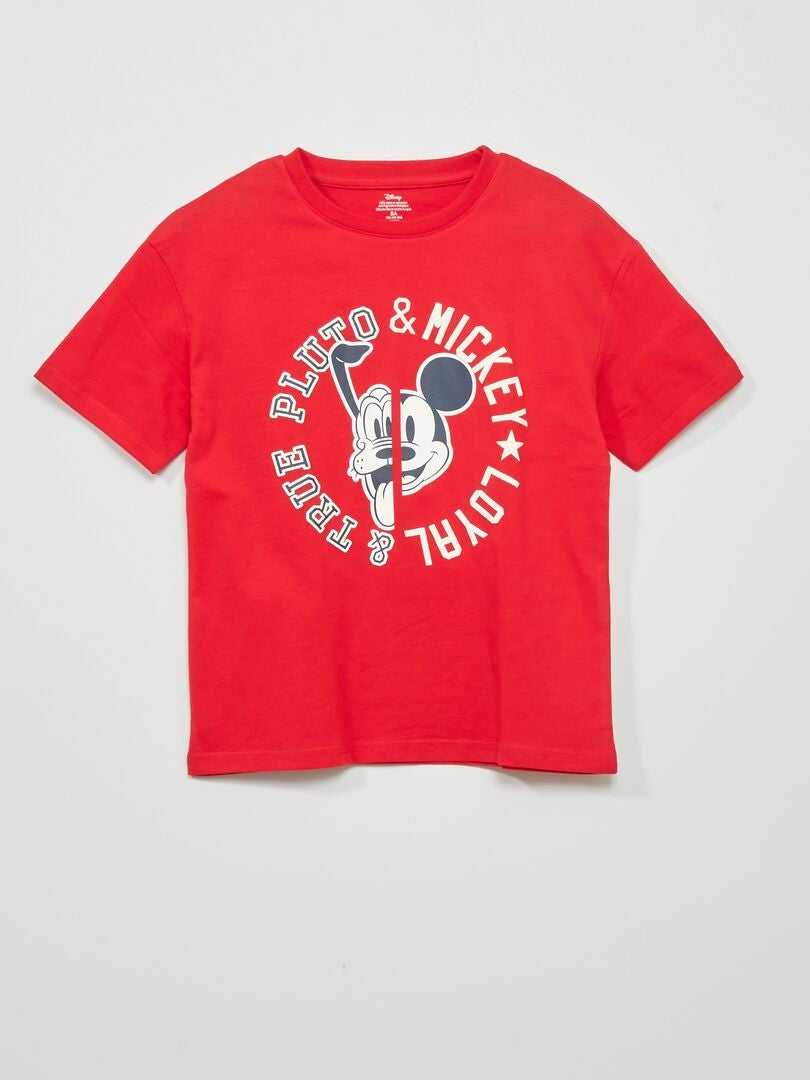Losvallend T-shirt 'Mickey & Friends' ROOD - Kiabi