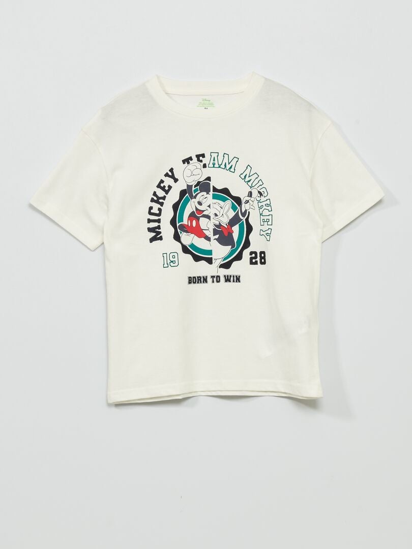 Losvallend T-shirt 'Mickey & Friends' WIT - Kiabi