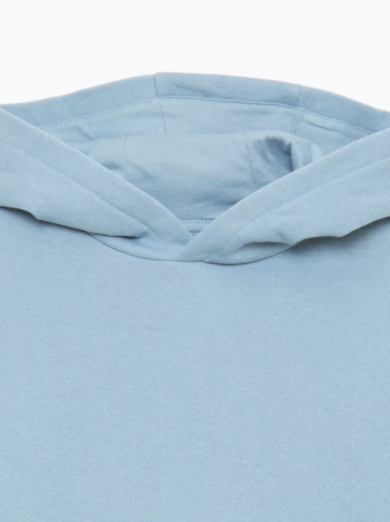 Losvallende hoodie Blauw - Kiabi