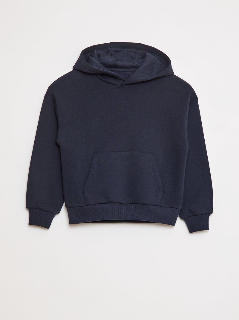 Losvallende hoodie Blauw - Kiabi