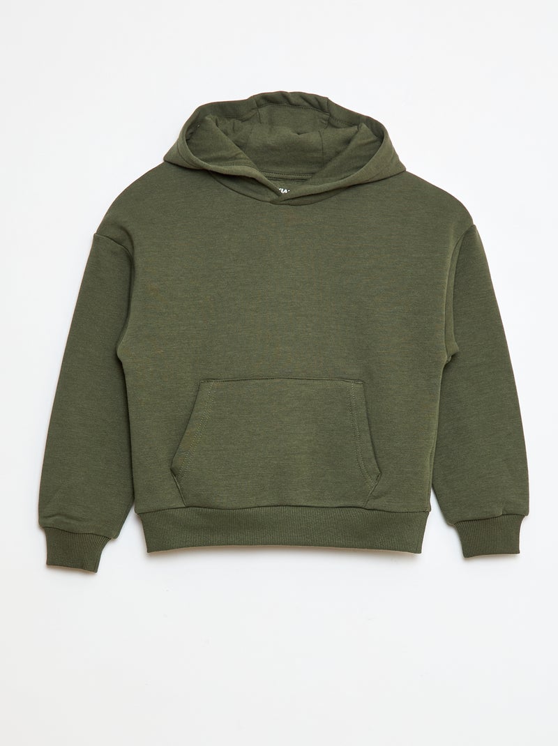 Losvallende hoodie Groen - Kiabi