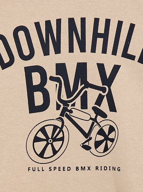 Losvallende sweater met print - Kiabi