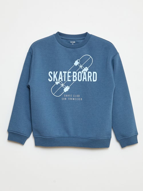 Losvallende sweater met print - Kiabi