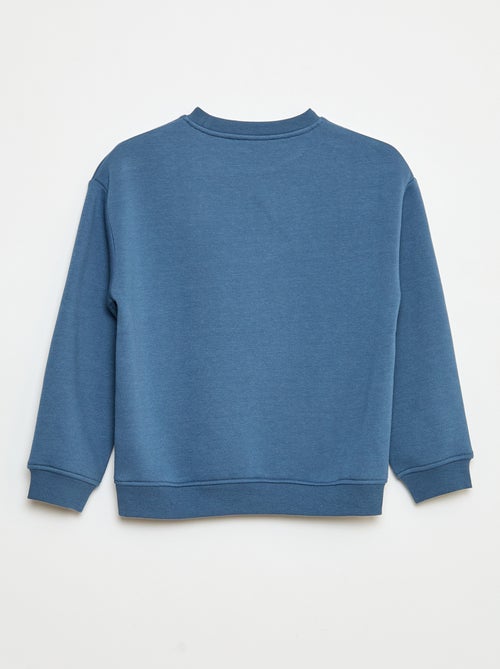 Losvallende sweater met print - Kiabi