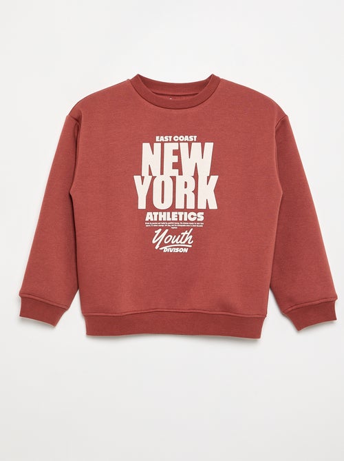 Losvallende sweater met print - Kiabi Losvallende sweater met print - Kiabi