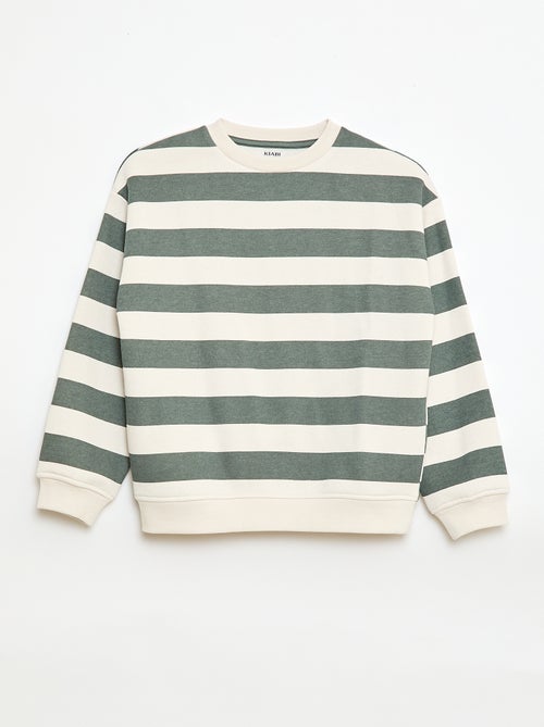 Losvallende sweater met print - Kiabi