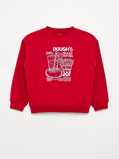 Losvallende sweater met print - Kiabi Losvallende sweater met print - Kiabi