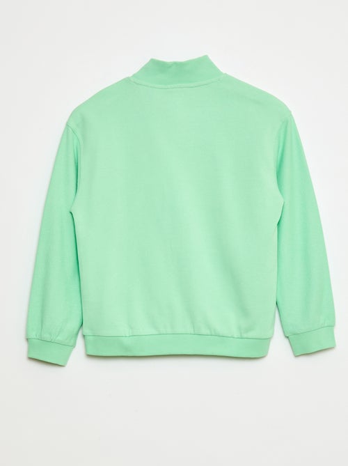 Losvallende sweater met schipperskraag - Kiabi