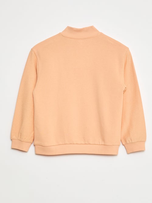 Losvallende sweater met schipperskraag - Kiabi