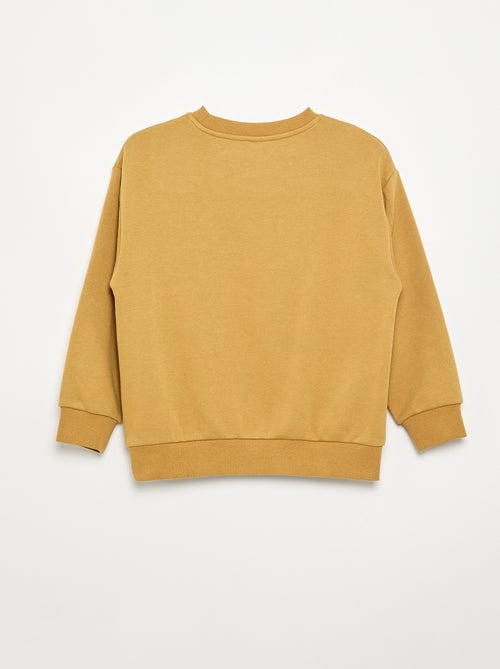 Losvallende sweater van molleton - Kiabi