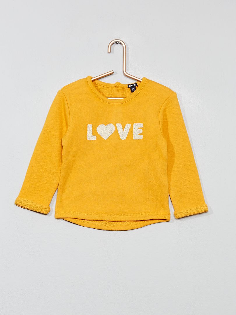 Love-sweater GEEL - Kiabi