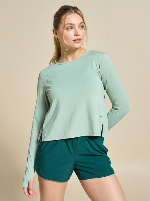 Luchtig lang T-shirt - (ekstract) - Kiabi