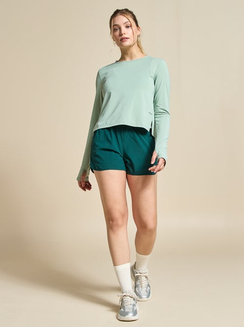 Luchtig lang T-shirt - (ekstract) - Kiabi