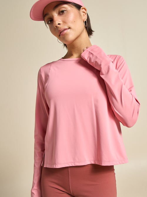 Luchtig lang T-shirt - (ekstract) - Kiabi