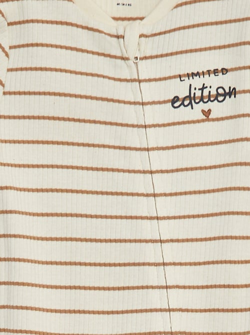 Luchtig slaappakje van ribstof - Kiabi