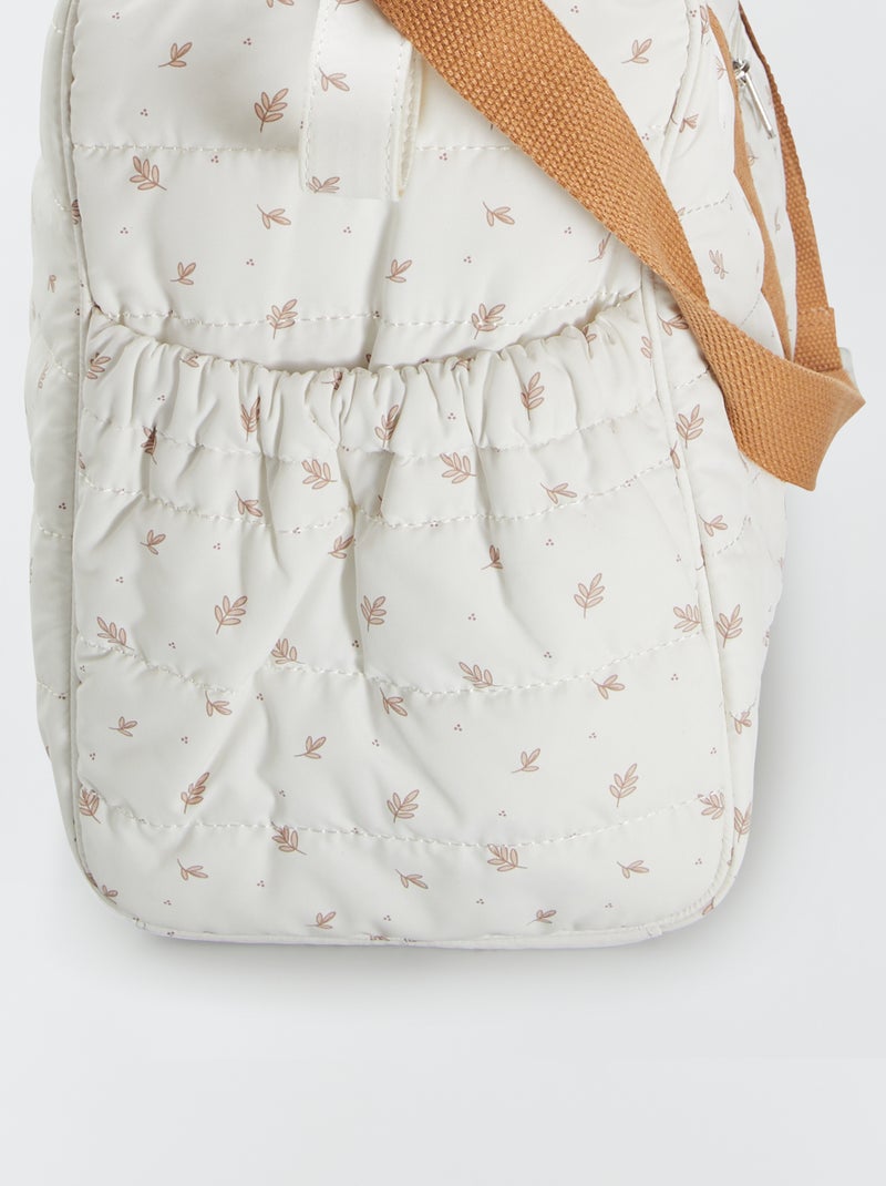 lilibell Classic Beige luiertas, babytas, handtas-organizer, baginbag, waterafstotend en wasbaar, hygiënisch, flexibel voor shopper/rugzakken, Mommybag