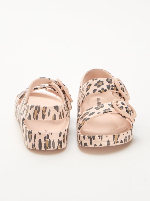 Luipaard sandalen van plastic - Kiabi