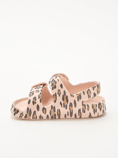Luipaard sandalen van plastic - Kiabi