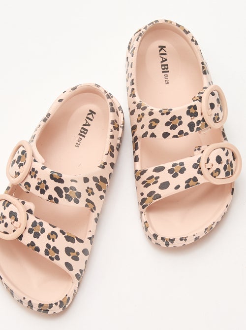 Luipaard sandalen van plastic - Kiabi