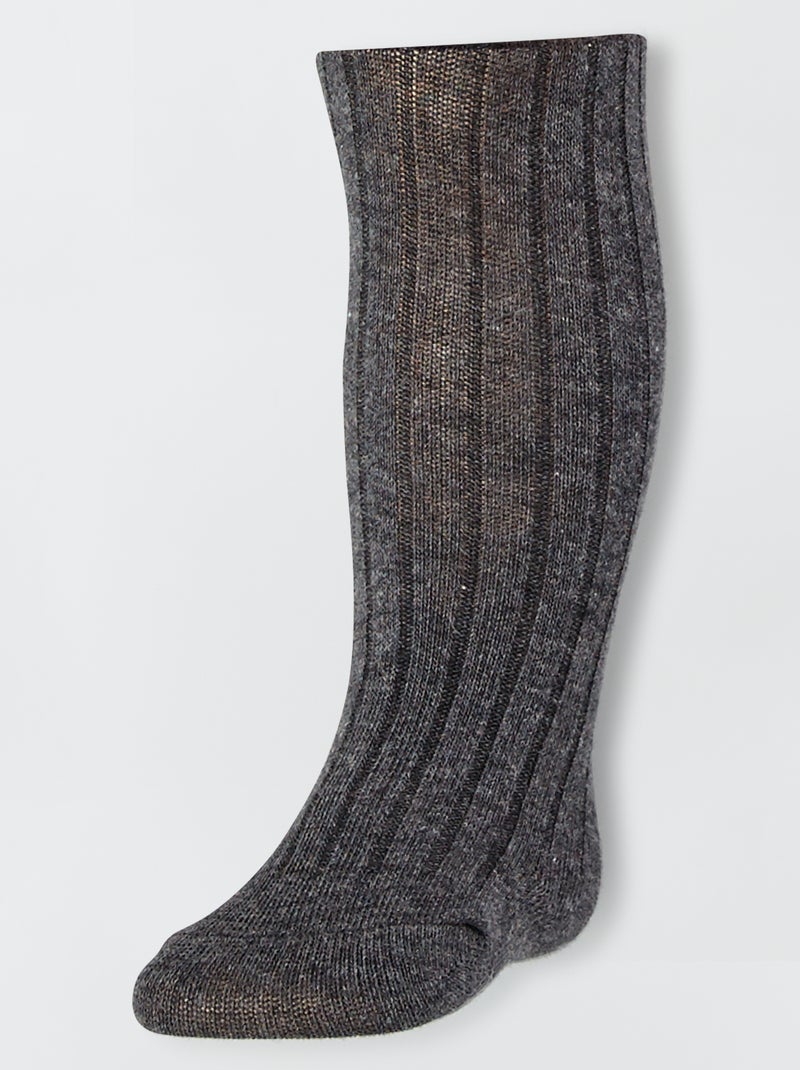 Maillotje met ribbeltextuur GRIJS - Kiabi