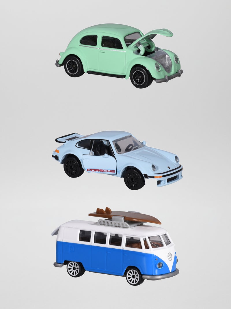 Majorette - Setje met 3 vintage autootjes GROEN - Kiabi