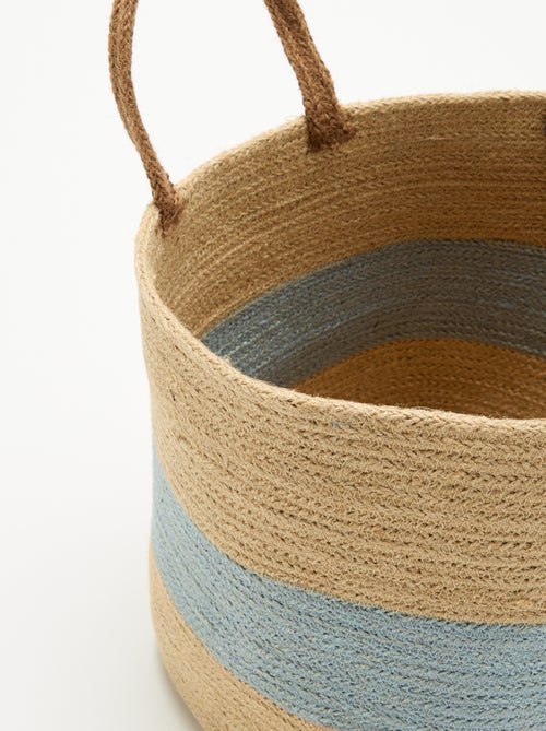 Mand van jute met draaghengsels - Kiabi