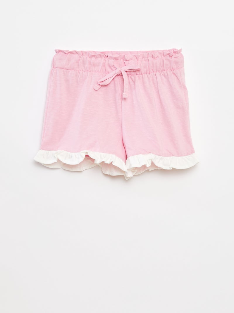 'Marie'-setje: Lang T-shirt + short ROSE - Kiabi