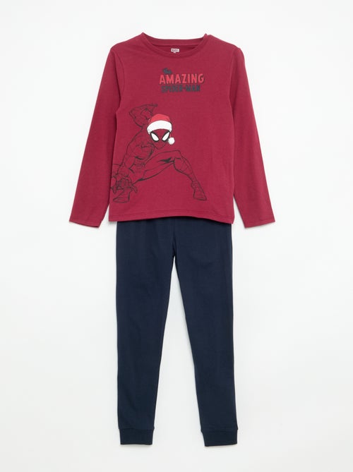 'Marvel' 'Spiderman' 2-delige kerstpyjama - Kiabi 'Marvel' 'Spiderman' 2-delige kerstpyjama - Kiabi
