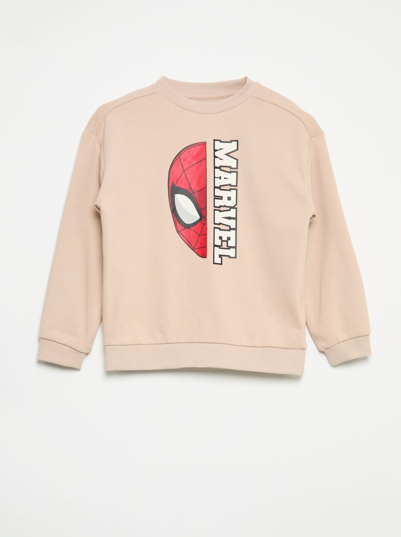 "Marvel" sporttrainingset - 2-delig + sweater + broek Biege - Kiabi