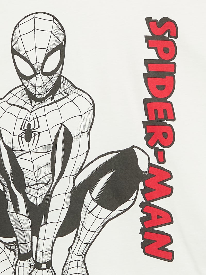 'Marvel'-T-shirt met korte mouwen Wit - Kiabi