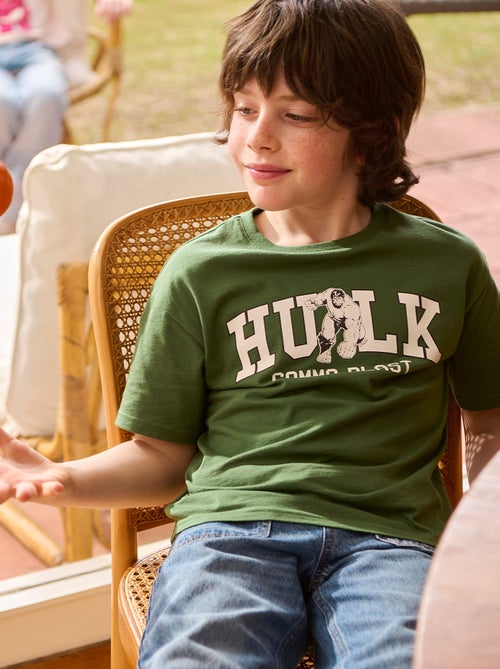 'Marvel'-T-shirt met print en korte mouw - Kiabi