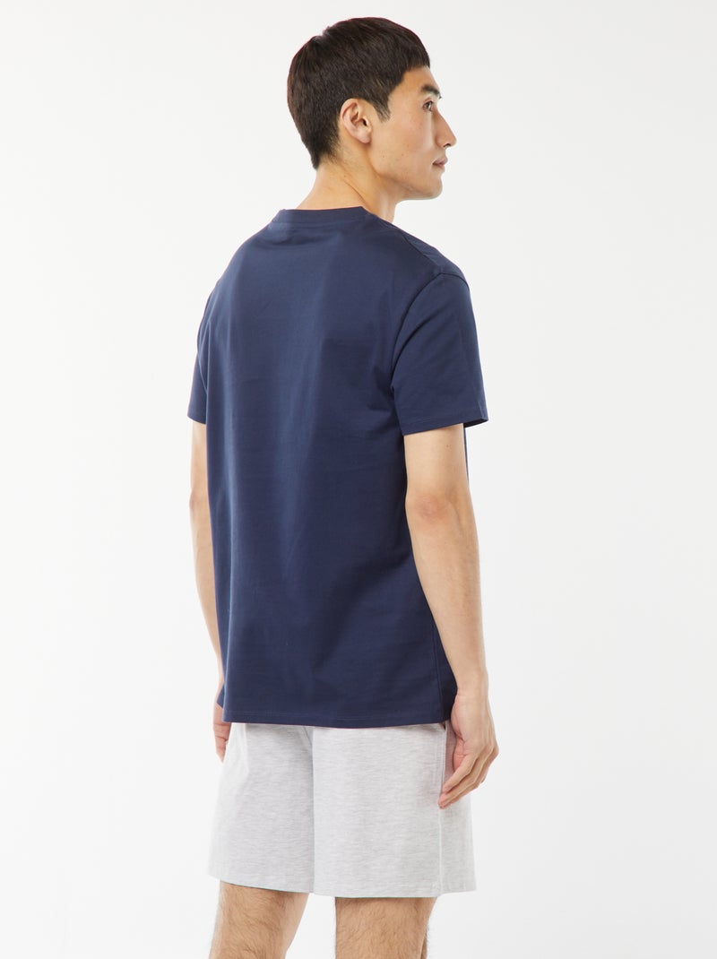 Marvel-T-shirt met Spider Man-print BLAUW - Kiabi