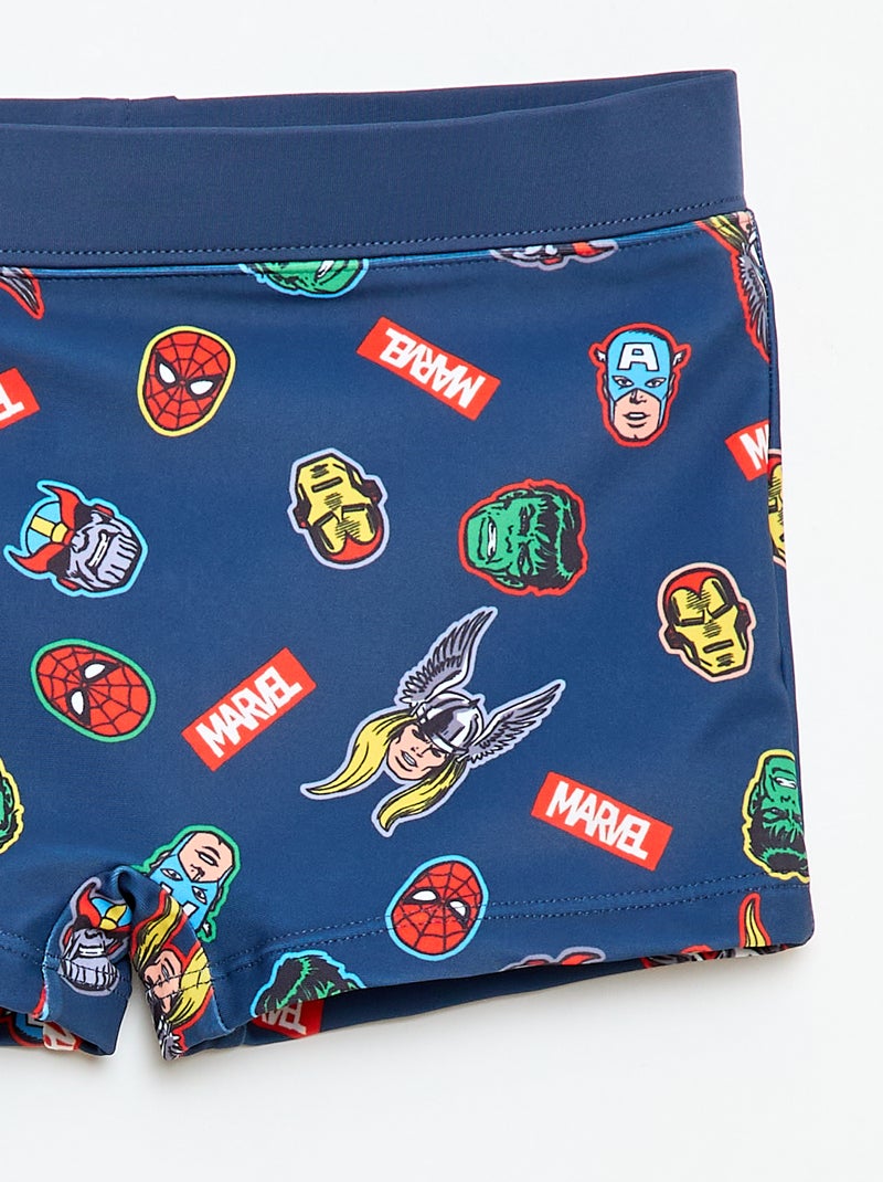 Marvel zwemboxer Blauw - Kiabi