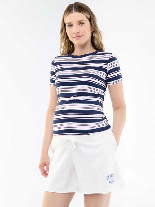 Materniteitsshort van frenchterry - Kiabi