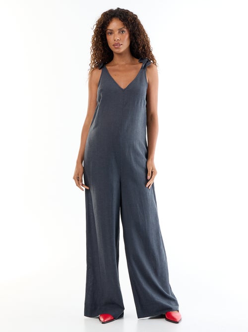 Maternity jumpsuit van linnenmix - Kiabi