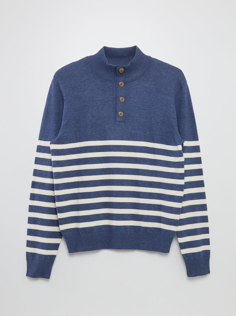 Matrozentrui met schipperskraag - So Easy BLAUW - Kiabi