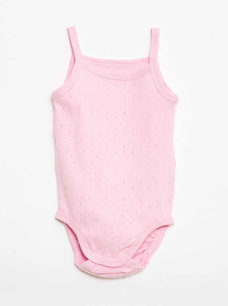 Meegroeibodies met schouderbandjes - set van 3 Geel - Kiabi