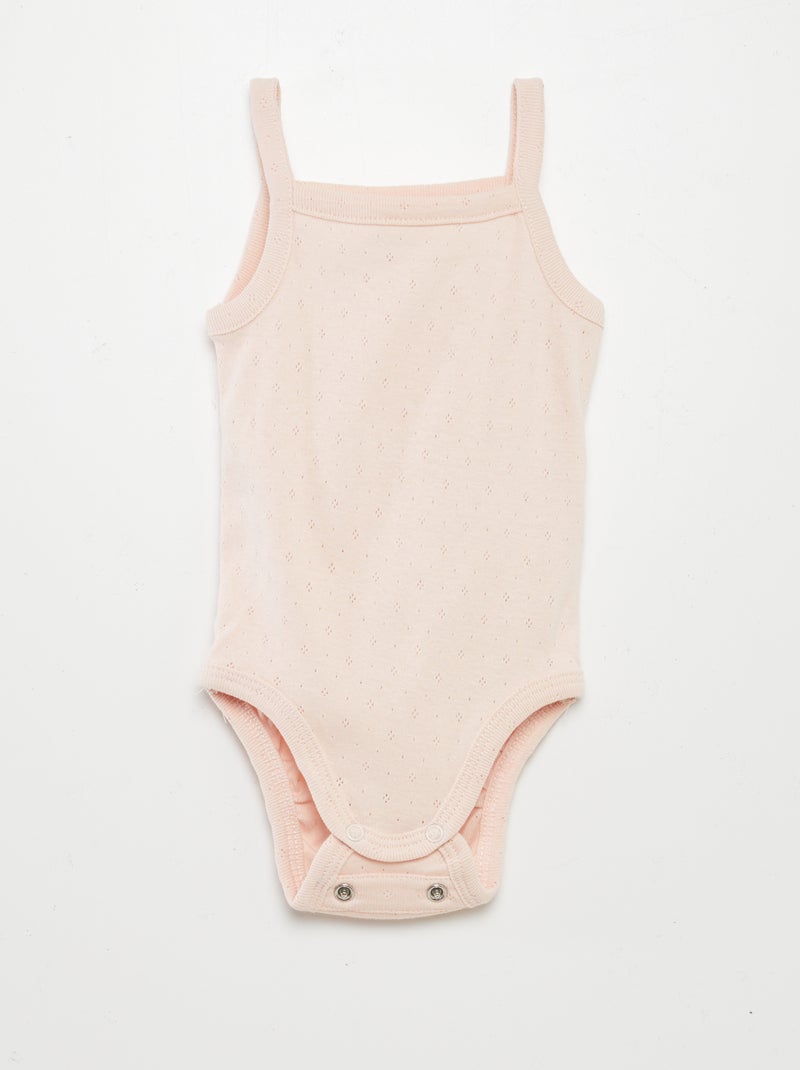 Meegroeibodies met schouderbandjes - set van 3 ROSE - Kiabi