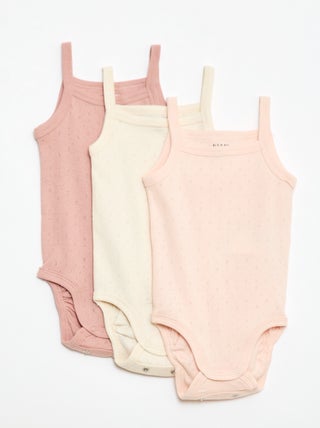 Meegroeibodies met schouderbandjes - set van 3
